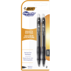 Ручка гелева Bic Gel-Ocity Original, чорна 2 шт в блістері (bc964760)