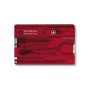 Ніж Victorinox SwissCard Transparent Red Blister (0.7100.TB1)