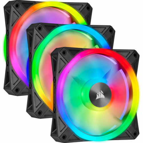 Кулер до корпусу Corsair iCUE QL120 RGB 3 Fan Pack (CO-9050098-WW)