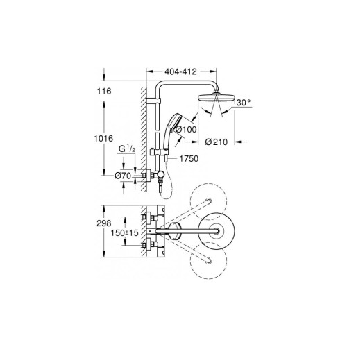 Змішувач Grohe Tempesta Cosmopolitan (27922001)