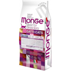 Сухий корм для кішок Monge Cat Sterilised зі смаком курки та лосося 10 кг (8009470005135)