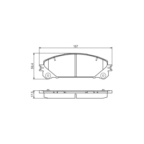 Гальмівні колодки Bosch 0 986 495 169