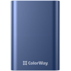 Батарея універсальна ColorWay 20 000 mAh PD/20W, QC/3.0, USB-C/USB-A max.22.5W Blue (CW-PB200LPG2BL-PDD)