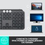 Клавіатура Logitech MX Keys Advanced for Business Wireless Illuminated UA Graphite (920-010251)