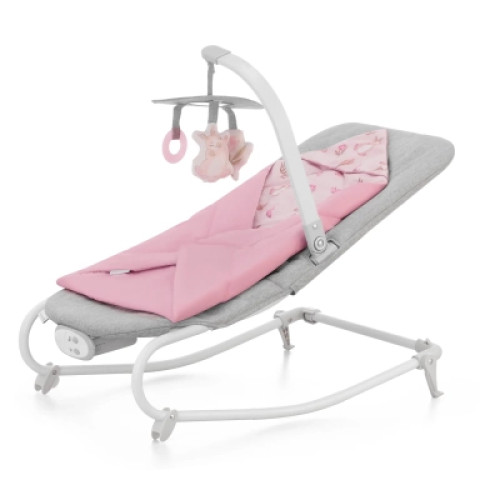 Крісло-гойдалка Kinderkraft шезлонг Felio 2 Peony Rose (5902533921096)