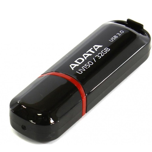 USB флеш накопичувач ADATA 128GB UV150 Black USB 3.0 (AUV150-128G-RBK)