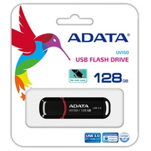 USB флеш накопичувач ADATA 128GB UV150 Black USB 3.0 (AUV150-128G-RBK)