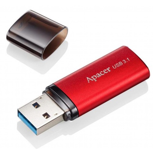 USB флеш накопичувач Apacer 128GB AH25B Red USB 3.1 Gen1 (AP128GAH25BR-1)