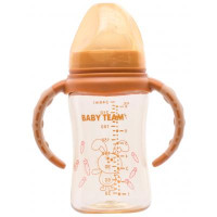 Пляшечка для годування Baby Team з широким горлечком 240 мл (1090)