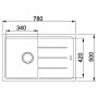 Мийка кухонна Franke BASIS BFG 611-78 (114.0565.087)