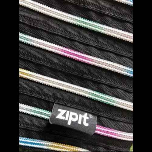 Рюкзак шкільний Zipit Zipper Black Rainbow Teeth (ZBPL-10)
