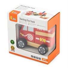 Розвиваюча іграшка Viga Toys пірамідка Пожежна машинка (50203FSC)