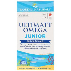 Жирні кислоти Nordic Naturals Риб'ячий Жир Для Підлітків, Ultimate Omega Junior, 680 мг, 9 (NOR-01798)