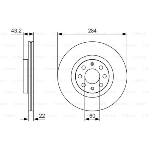 Гальмівний диск Bosch 0 986 479 S91