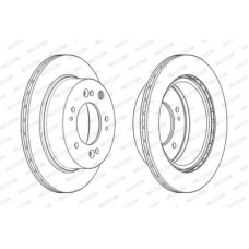 Гальмівний диск FERODO DDF2285C