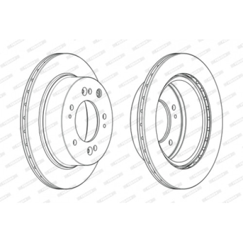 Гальмівний диск FERODO DDF2285C