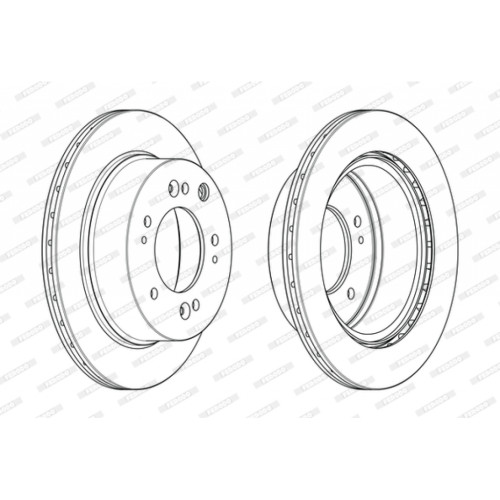 Гальмівний диск FERODO DDF2285C