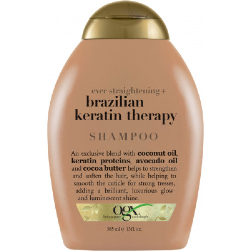 Шампунь OGX Brazilian Keratin Smooth для зміцнення волосся 385 мл (0022796976017)