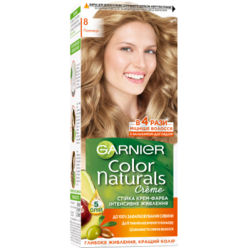 Фарба для волосся Garnier Color Naturals 8 Глибокий пшеничний 110 мл (3600540676771)