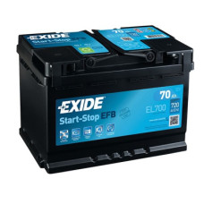 Акумулятор автомобільний EXIDE 70A (EL700)