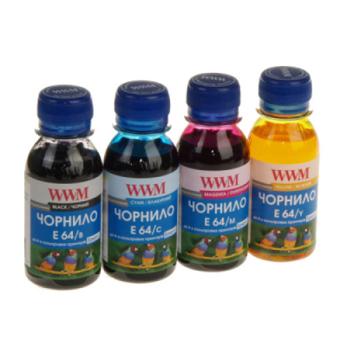 Чорнило WWM EPSON L110/L210/L355 B/C/M/Y (E64SET4-2)