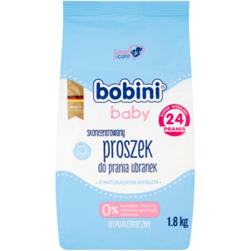 Пральний порошок Bobini Baby Universal для дитячих речей 1.8 кг (4013356244918)