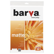 Папір Barva A4 Everyday matted 190г 20с (IP-AE190-290)