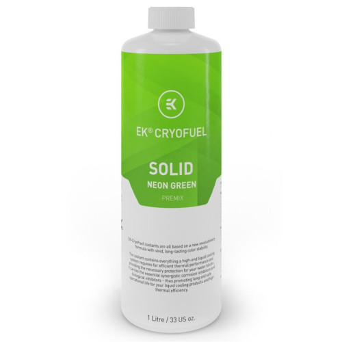 Охолоджуюча рідина Ekwb EK-CryoFuel Solid Neon Green (Premix 1000mL) (3831109880364)