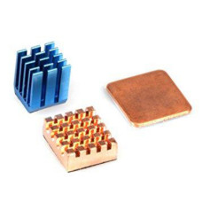 Додаткове обладнання до промислового ПК Raspberry Pi 3, комплект радіаторів, мідь, 3 шт (RA254)