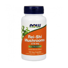 Трави Now Foods Гриби Рейша, Rei-Shi Mushrooms, 270 Мг, 100 капсул (NOW-04733)