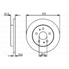 Гальмівний диск Bosch 0 986 479 432