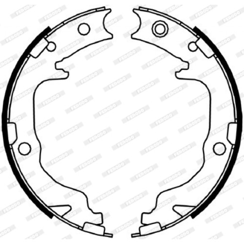 Гальмівні колодки FERODO FSB4059