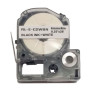 Стрічка для принтера етикеток UKRMARK RL-E-C2WBN-BK/WT, аналог LC2WBN. 6 мм х 8 м (CELC2WBN)