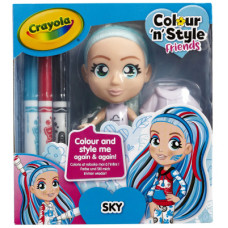 Набір для творчості Crayola Colour n Style Стильні дівчата Скай (918938.005)