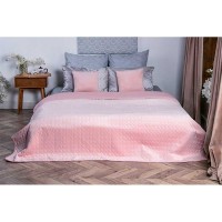 Покривало Руно двостороннє декоративне Velour Rose 180х220 см (340.55_Rose)