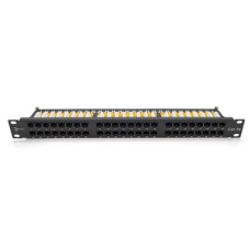 Патч-панель 19" 48xRJ-45 UTP cat. 5е, DUAL type, 1U Ritar (RT-2264-CAT.5E)