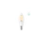 Розумна лампочка WiZ E14 4.9W(40W 470Lm) C35 2700-6500 філаментна Wi-Fi (929003017601)