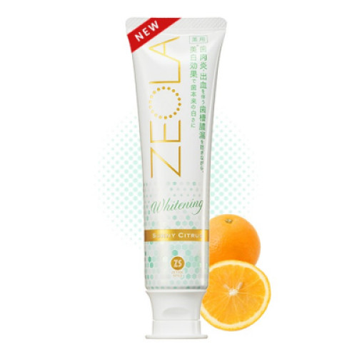 Зубна паста Zettoc Zeola White Sunny Citrus Сонячний цитрус 95 г (4582118954377)