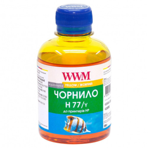 Чорнило WWM HP №177 85 Yellow (H77/Y)