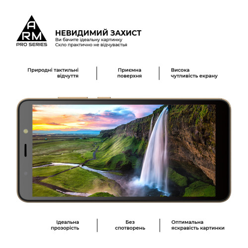 Скло захисне Armorstandart Pro для TECNO Pop 3 Black (ARM61777)