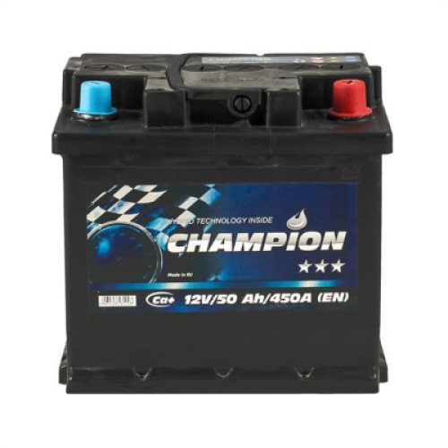 Акумулятор автомобільний Champion Black 50 Ah/12V Euro (CHB50-0)