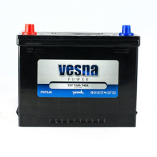 Акумулятор автомобільний Vesna 75 Ah/12V Vesna Japan (415 775)