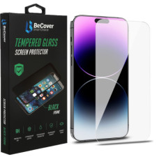 Скло захисне BeCover Apple iPhone 14 Pro Max 3D Crystal Clear Glass (708087)