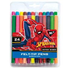 Фломастери Yes Marvel.Spiderman, 24 кольорів (650509)
