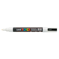 Художній маркер UNI Posca White 0.9-1.3 мм (PC-3M.White)