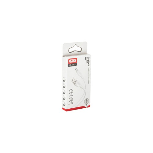 Дата кабель USB 2.0 AM to Micro 5P 1.0m NB212 2.1A White XO (XO-NB212m-WH)