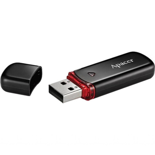 USB флеш накопичувач Apacer 32GB AH333 black USB 2.0 (AP32GAH333B-1)