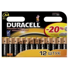 Батарейка Duracell AA MN1500 LR06 * 12 (5000394006546 / 81551275)