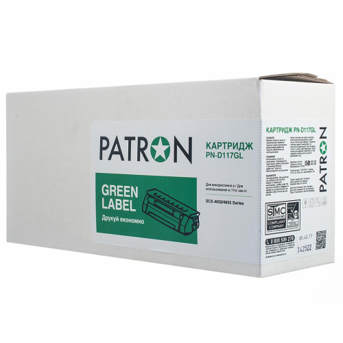 Картридж Patron SAMSUNG MLT-D117S (SCX-4650) GREEN Label (PN-D117GL)