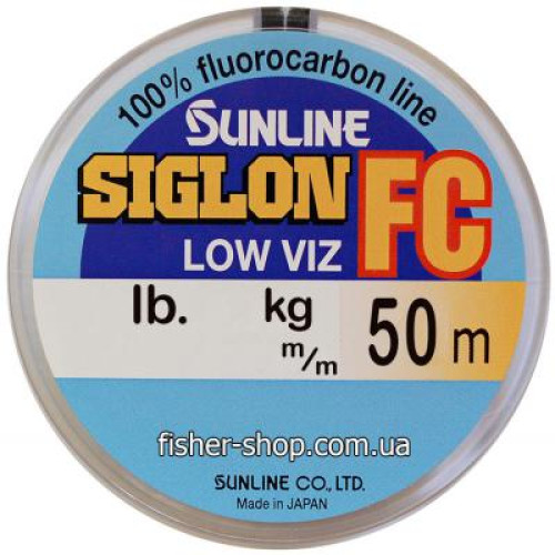 Флюорокарбон Sunline SIG-FC 50м 0.415мм 10.9кг поводковый (1658.01.45)